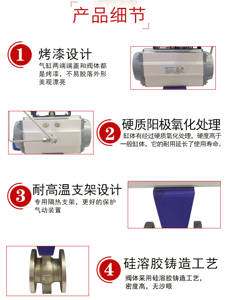 【SEFORT】氣動V型法蘭球閥 【SEFORT】氣動V型法蘭球閥