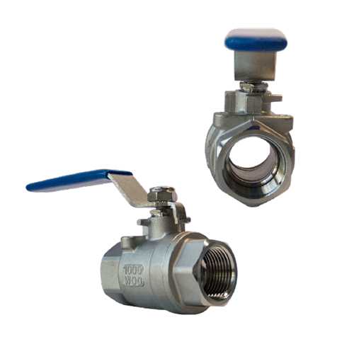 兩片式手動螺紋球閥