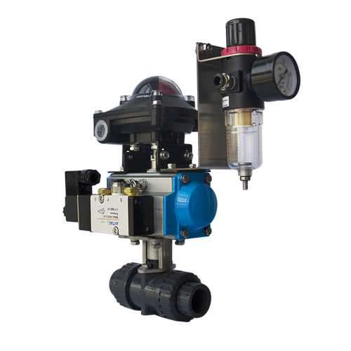 【BERSST】氣動PVC球閥帶限位開關(guān)電磁閥