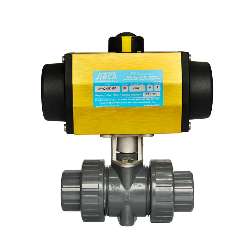 【SIRCA】氣動(dòng)PVC/雙由令球閥